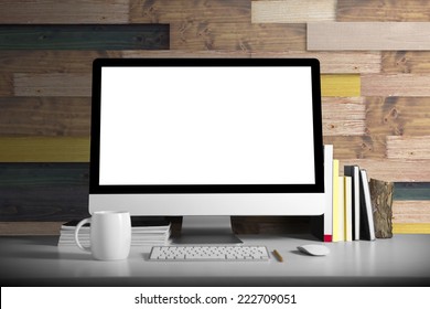 Workspace background - Shutterstock ID 222709051