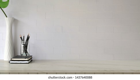 Workspace concept : creative work place desk and copy space.	
