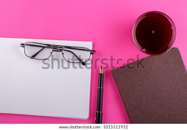 pink office stuff