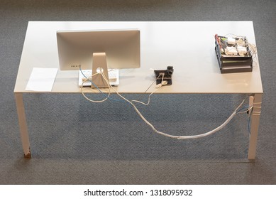 workstation table set