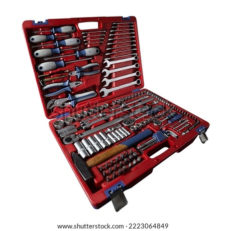 worktool toolbox isolated on white