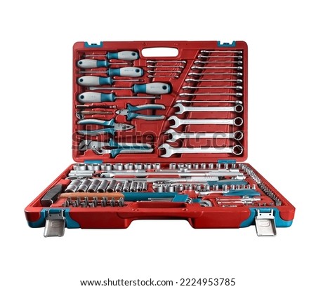 worktool toolbox isolated on white