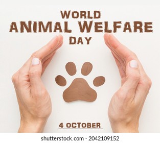 World Animal Welfare Day Poster Design.