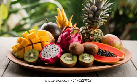 World Best Exotic Fruit Platter - Powered by Shutterstock