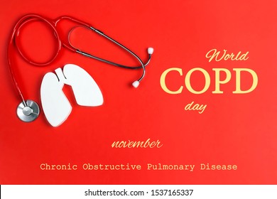 World Copd Day Concept Lung Symbol Stock Photo 1537165337 | Shutterstock