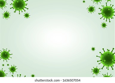 world Corona virus attack concept. world/earth put mask to fight against Corona virus. Concept of fight against virus, danger and public health risk disease.Many Virus attack isolated on green - Shutterstock ID 1636507054