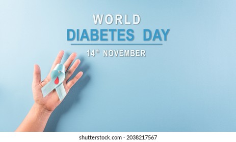 World Diabetes Day Awareness Concept Hand Stock Photo 2038217567 ...