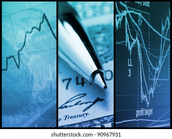 World Economics. Finance Concept.