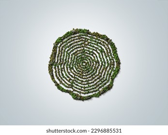 World environment day 2023 concept background. Ecology concept. Design with globe map drawing and leaves isolated on white background. Better Environment, Better Tomorrow. - Shutterstock ID 2296885531