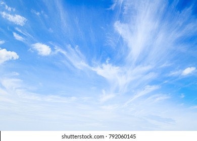 World environment day concept: White cloudy and blue sky background - Shutterstock ID 792060145