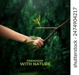 World environment day. greenery. Concept design for banner, poster, Vector illustration