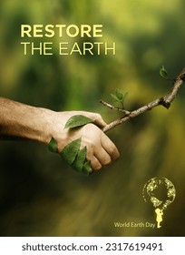 World Environment Day. Happy Earth Day. Green Environment, Green Nature, Green Energy, June Day