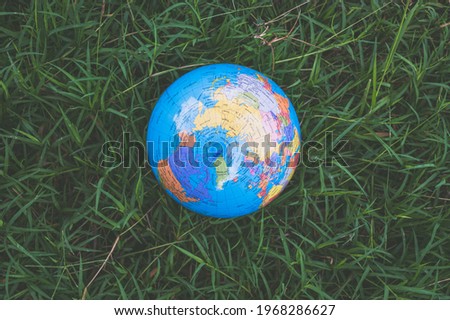 #A# globe Art Work of art