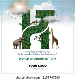 World Environment Day Social Media Post Concept - Shutterstock ID 2159947563