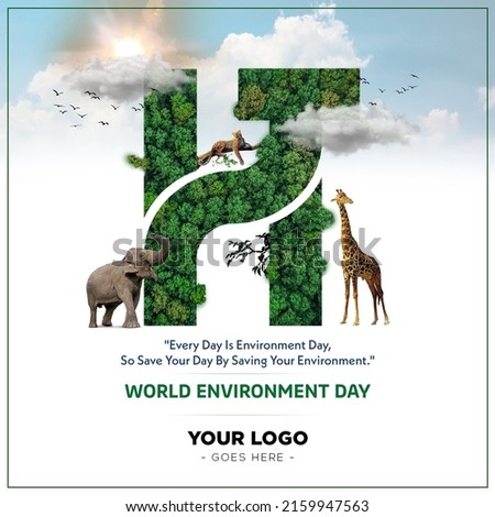 World Environment Day Social Media Post Concept
