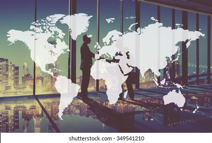 World Global Cartography Globalization Earth International Concept - Shutterstock ID 349541210