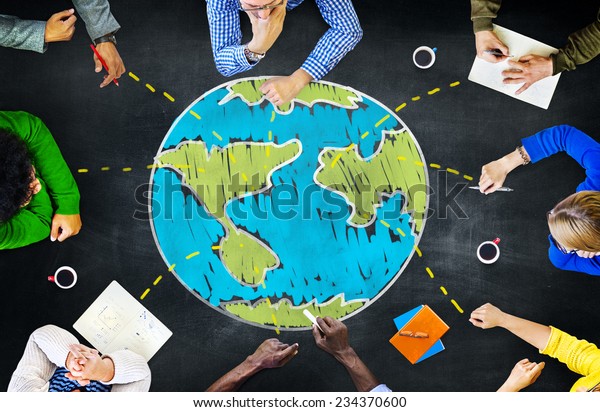 World Global Ecology International Meeting Unity Stock Photo Edit Now 234370600