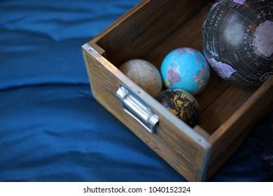 World globe in the box