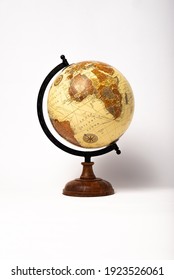 World globe on white background 