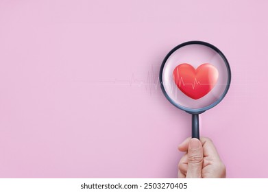 World heart day. heart pulse and heartbeat. heartbeat lone, cardiogram. beautiful healthcare, medical background. modern simple design for medical apps, websites and hospital.  - Powered by Shutterstock