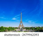 World Heritage Site: Eiffel Tower on the Seine in Paris