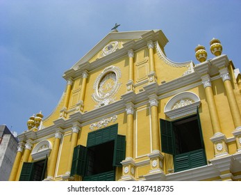 World Heritage Site St. Dominic's Church in Macau, China