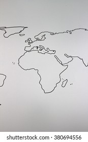 The world map 