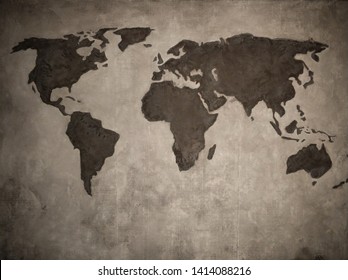 84,243 World map black texture Images, Stock Photos & Vectors ...