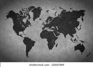World Map Black Images, Stock Photos & Vectors | Shutterstock