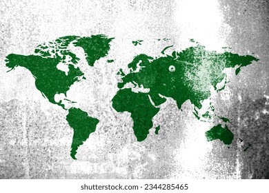 world map texture as the background