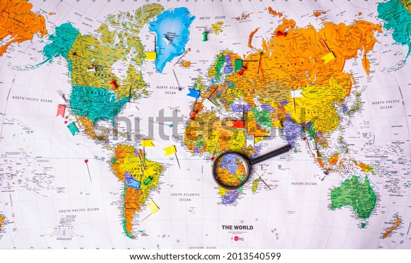 World Map Travel Background Texture Stock Photo 2013540599 | Shutterstock