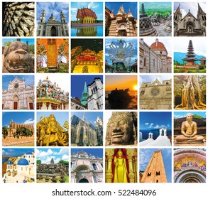 World Monuments Collage