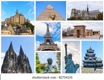 World Monuments Collage