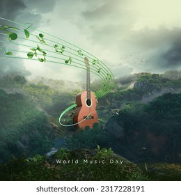 World Music Day Creative Poster Design