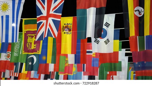  World national flags. countries all over the world