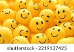 world smile day emojis composition
