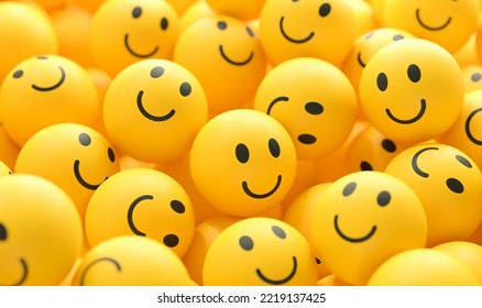 world smile day emojis composition
				