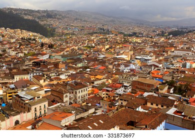 World Third Infrastructure South Part Of Quito Following Heavy Shower World Third Infrastructure Building Quito Canyon Tree Ecuador Outdoor Poverty Landscape Civilization Teamwork Scenery Development