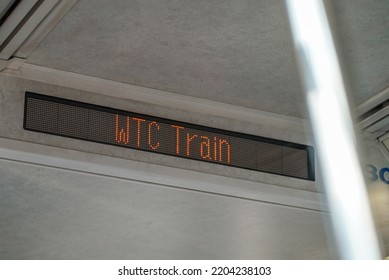 World Trade Center Stop On Path Train