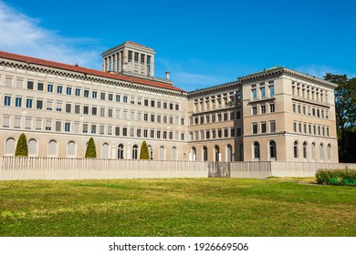 World Trade Organization Or WTO Building Is Located In Geneva City In Switzerland