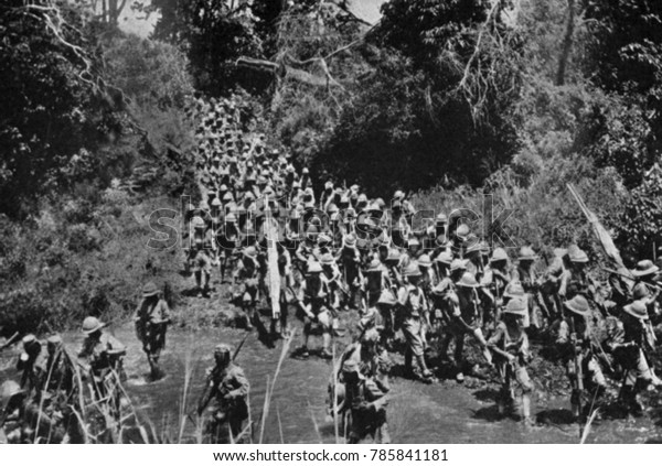 World War 1 Africa British African Stock Photo (Edit Now) 785841181