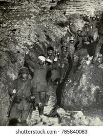 World War 1. Somme Offensive. German Prisoners Taken During The Battle Of Thiepval Ridge, Under British Armed Guard. September 26-30, 1916