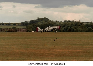 World War 2 American Fighter Plane P47D Thunderbolt With Pilot