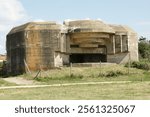 World War II bunker and blockhouse of the Atlantic Wall built by the Germans to prevent any Allied landings on the Atlantic coast in France