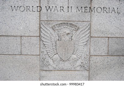 World War II Memorial In Washington DC, USA