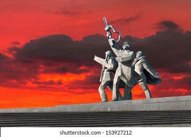 World War II Victory Monument to Soviet Army in Riga