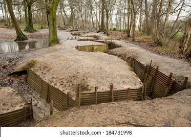 World War One Trenches, Flanders, Ypres, Belgium