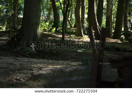 World War one trenches in France and Belgium