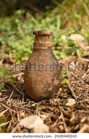 World War Two artifacts on the ground