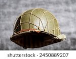 a world war two US M1 helmet